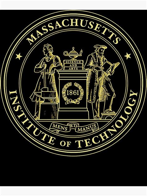 "Massachusetts Institute of Technology (MIT) logo " Poster for Sale by ValerieBaschn1 | Redbubble