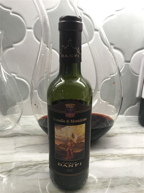 Friday afternoon 2010 Brunello 375mL bottle : r/wine