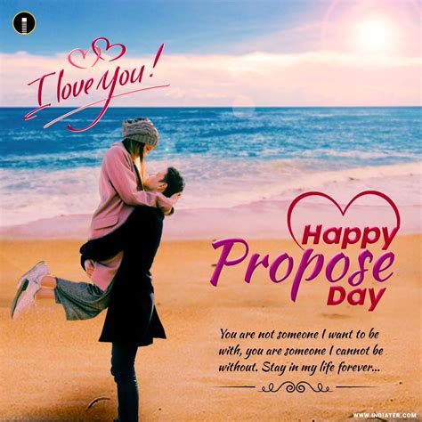 Free Happy Propose Day Wishes Greeting Design with Messages Quotes ...