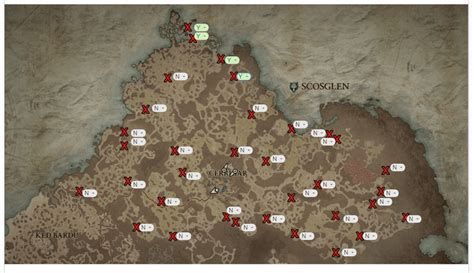 Altars of Lilith Scosglen Progress Map : r/diablo4