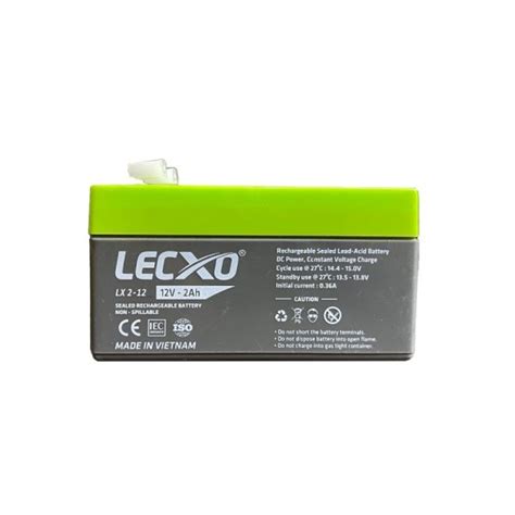 12V 2Ah Battery LX2-12 Lead Acid Dry Battery BRAND LECXO - Gooxoom.com