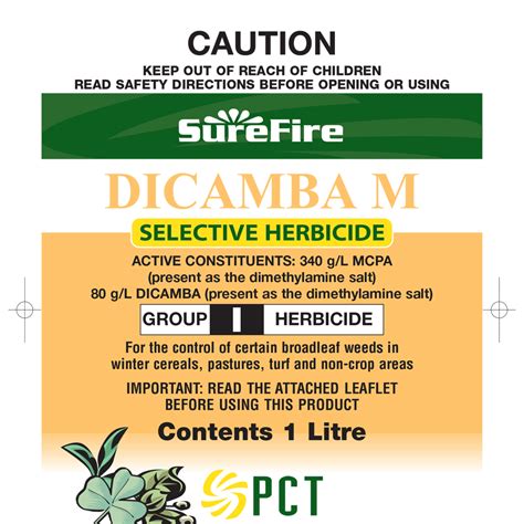 Dicamba Herbicide (340 g/L MCPA 80 g/L Dicamba) 20L – Australand Agriculture