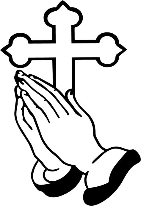 Free Praying Hands Outline, Download Free Praying Hands Outline png ...