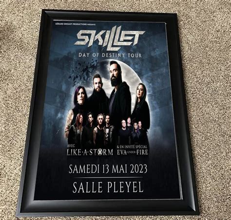 Skillet Tour 2023 Poster - Etsy