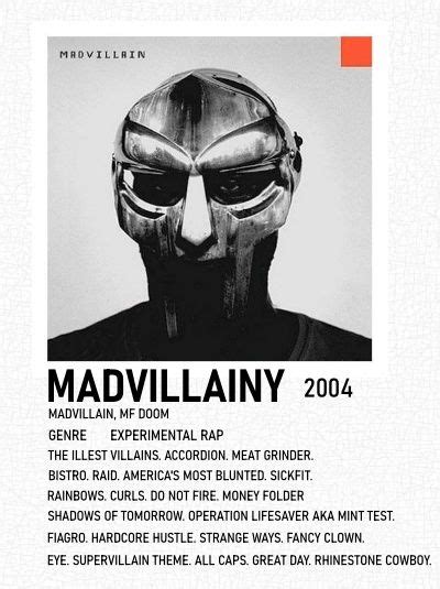 Pin by Amraze Liaqat on Hiphop album covers | Music album cover, Music poster, Mf doom