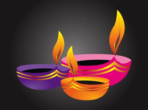 Diwali Lamps Vector Art & Graphics | freevector.com
