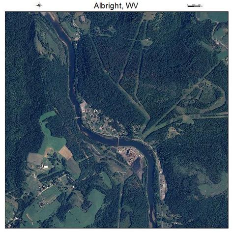 Aerial Photography Map of Albright, WV West Virginia