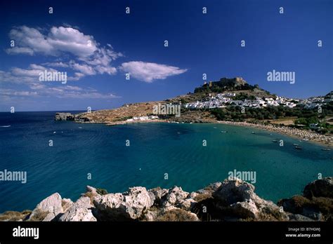 greece, dodecanese islands, rhodes, lindos Stock Photo - Alamy