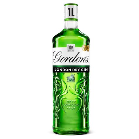 Gordon's London Dry Gin 37.5% vol 1L Bottle | BB Foodservice