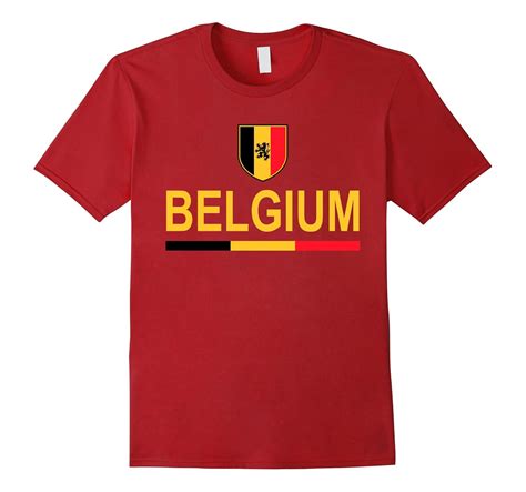 Belgium Soccer T-Shirt – Belgian Football Jersey 2017-4LVS