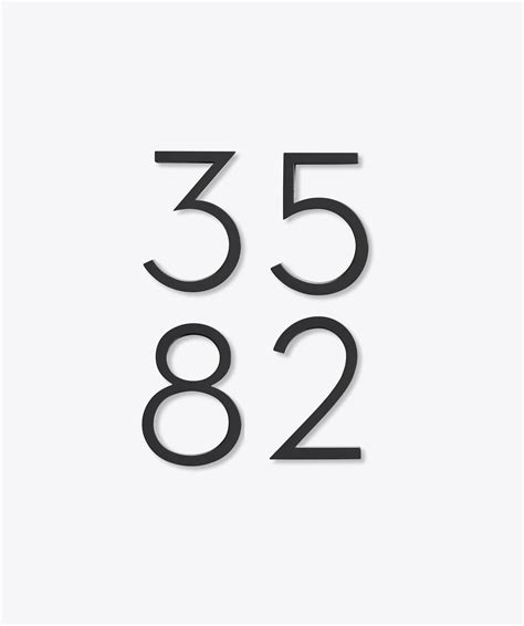 Modern House Numbers – Lorimar