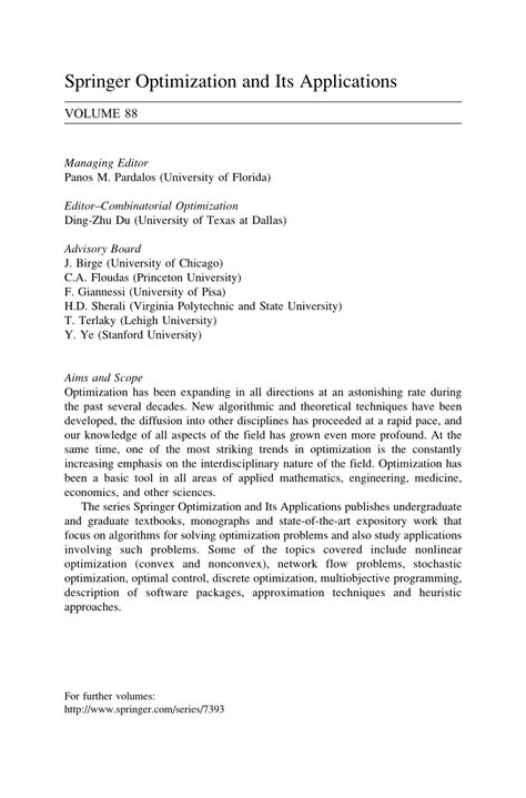 (PDF) Mathematical Modeling in Economics, Ecology and the Environment