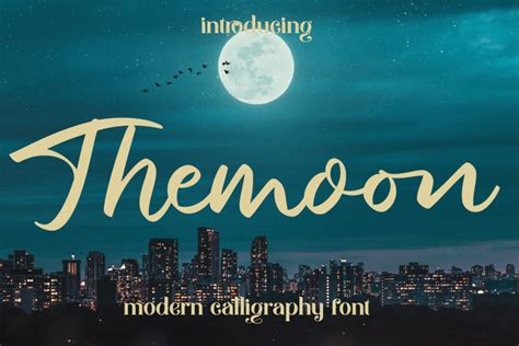 Themoon Font Free Download - FreeFontDL