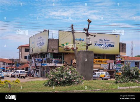 Kumasi, Ghana - April 06, 2022: Traditional African Monument in the ...