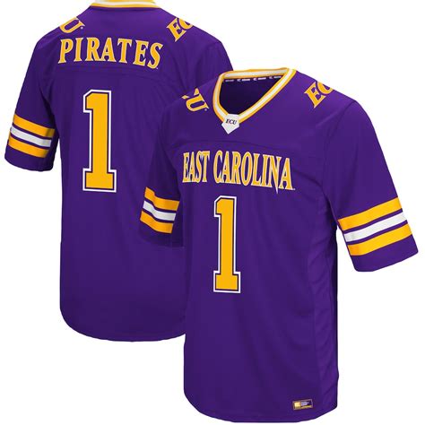 Colosseum East Carolina Pirates Purple Hail Mary II Football Jersey