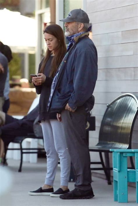 ROSALIND ROSS and Mel Gibson at a Playground in Malibu 02/09/2021 ...