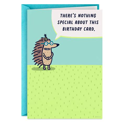 Nothing Special About This Funny Birthday Card - Greeting Cards | Hallmark