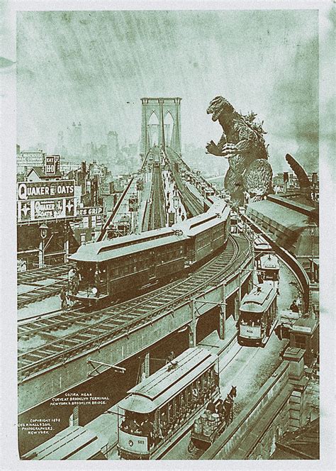 Godzilla vintage poster Photograph by Benjamin Dupont - Fine Art America