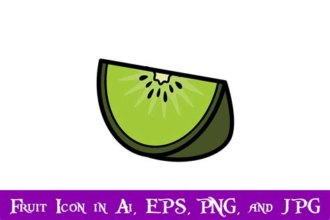 Kiwi Fruit Icon Graphic by purplespoonpirates · Creative Fabrica