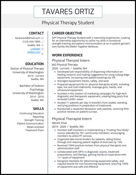 9 Physical Therapist Resume Examples [& Templates]