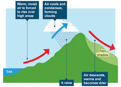 Geography of Climate and Weather: Relief Rainfall