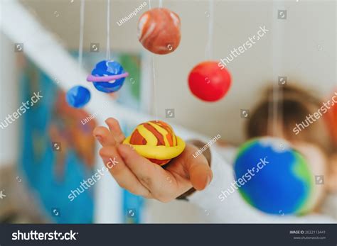 Solar System Model Hanging Over Kid Stock Photo 2022113441 | Shutterstock