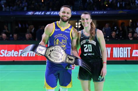 Stephen Curry Vs Sabrina Ionescu Game Result - Nat Laurie