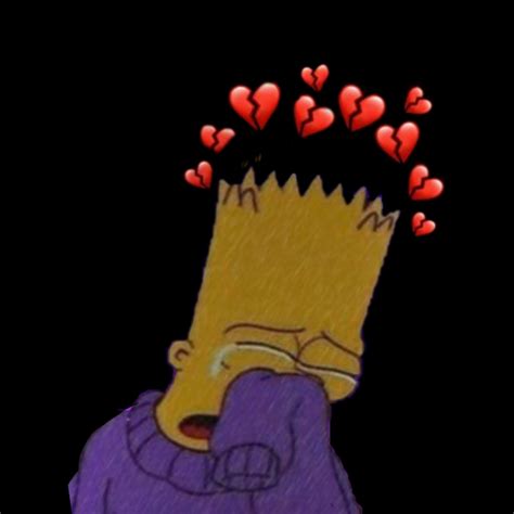 1080X1080 Sad Heart Bart / 1080X1080 Sad Heart Bart : Sad Bart Simpson Wallpapers ...