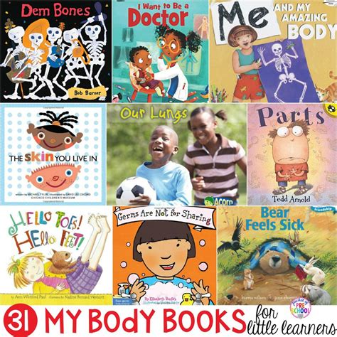 Me and My Body Books for Little Learners - Pocket of Preschool