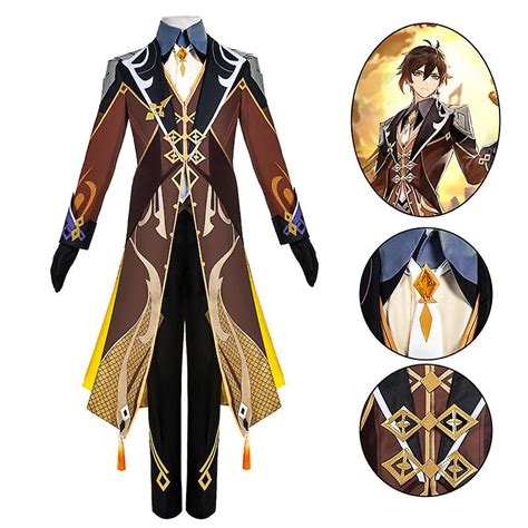 Genshin Impact Costume,genshin Impact Zhongli Cosplay Costume,game ...