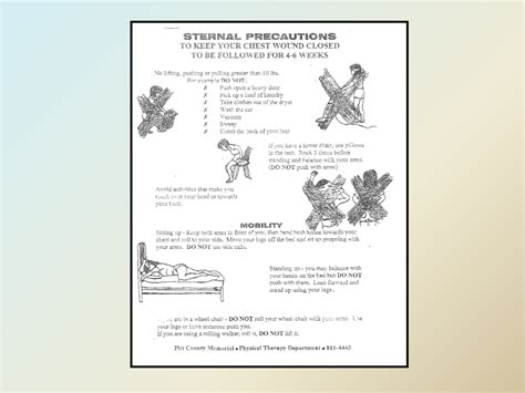 Sternal Precautions: Functional | Physical therapist assistant, Patient ...