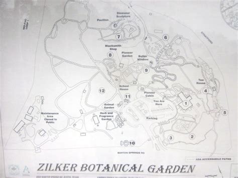 Zilker Park Botanical Garden Map | Fasci Garden