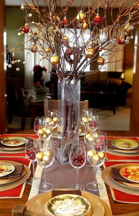 50 Christmas Table Decoration Ideas - Settings and Centerpieces for ...