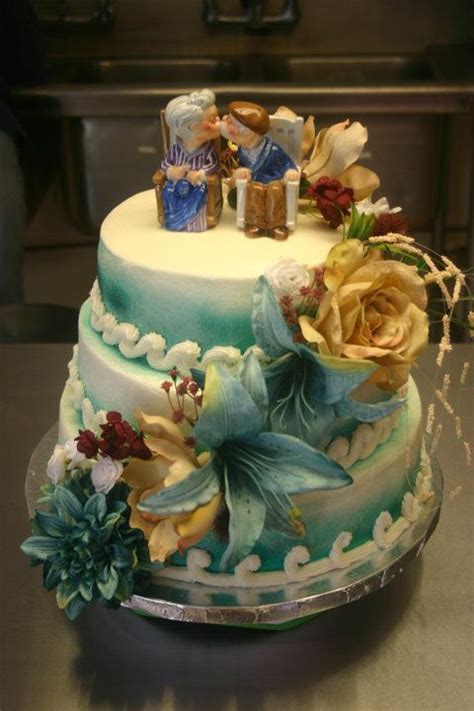 17 Best images about Cakes - Anniversary on Pinterest | Wedding anniversary cakes, Golden ...