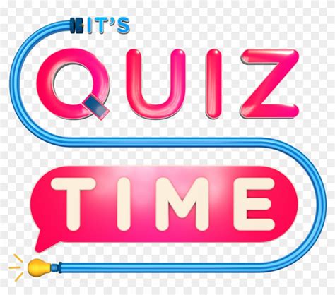 It's Quiz Time Logo - Colorfulness - Free Transparent PNG Clipart ...