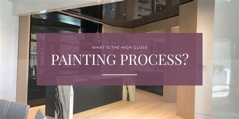 What Is the High Gloss Painting Process?