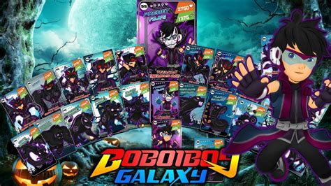 BoBoiBoy Galaxy card limited edition pack Shadows (english sub) - YouTube