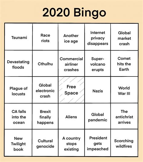 Bingo Meme Template