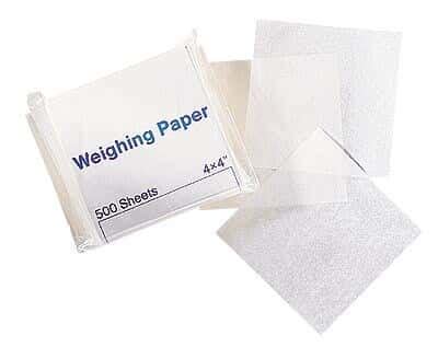 Always in Stock - Cole-Parmer Essentials Glassine Weighing Paper, Small, 3 x 3" , 500/Pk from ...