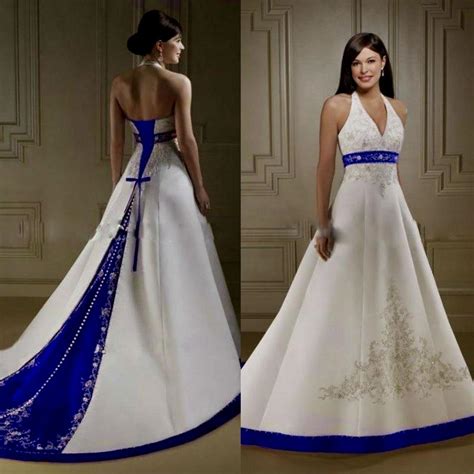 Royal blue and white wedding dresses - SandiegoTowingca.com