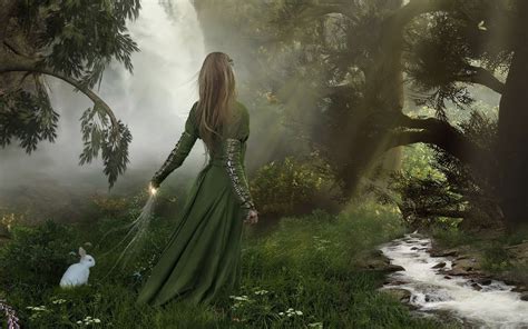 Girl In A Forest - Fantasy Photo (37301924) - Fanpop