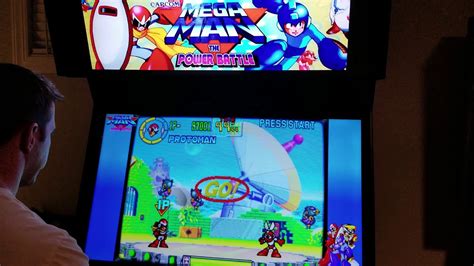 Mega Man: The Power Battle Arcade Cabinet MAME Playthrough w ...