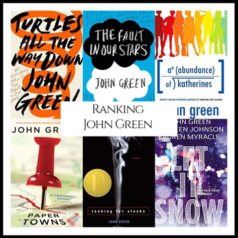 Ranking Author John Green's Best Books (A Bibliography Countdown) - Book Scrolling