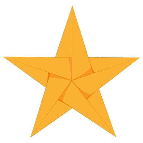 Origami 5Point Star 15008434 Vector Art at Vecteezy