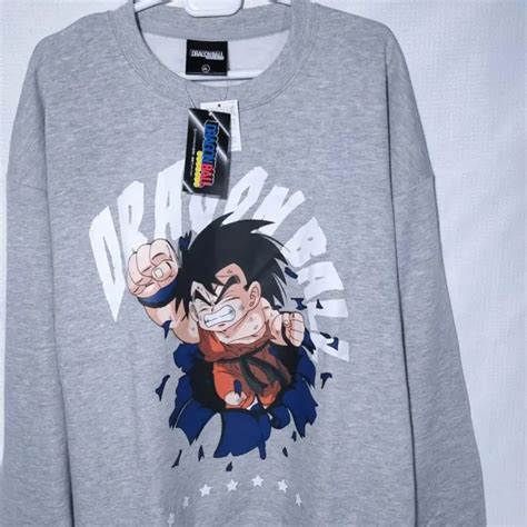 NEW TRAINER 4L Goku Dragon Ball Ryuken Anime Manga Sweatshirt ship from ...