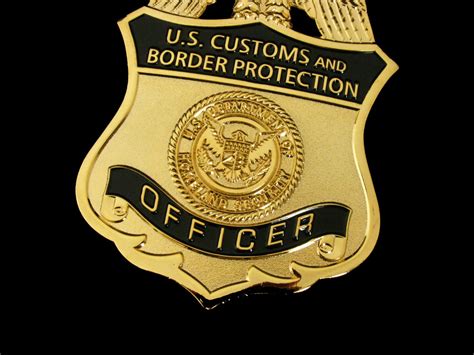 US CBP Officer Customs and Border Protection Badge Solid Copper Replic – Coin Souvenir