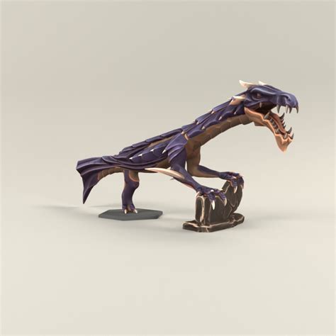 Fichier STL Vandal Elderflame - Sculpture de peau d'arme de dragon ...