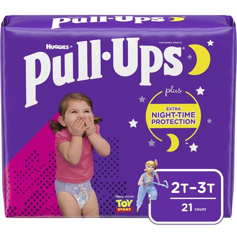 Pull-Ups Pull-Ups Female Training Pants, 2T - 3T, 21 Count - Walmart.com