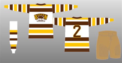 Goal Line Design: Boston Bruins Vintage Jersey