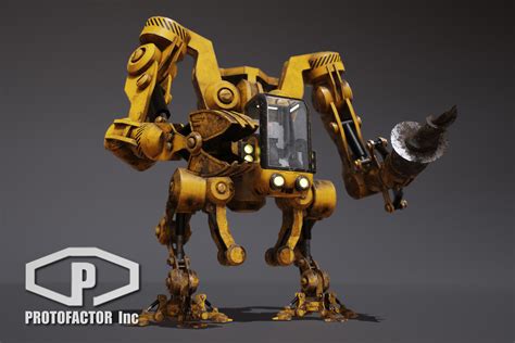 SCI FI: MINING MECH | 3D Robots | Unity Asset Store